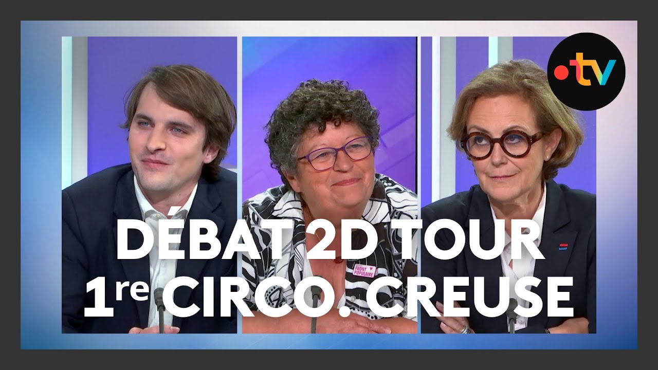 #legislatives2024 Circonscription de la Creuse, débat de l'entre-deux-tours
