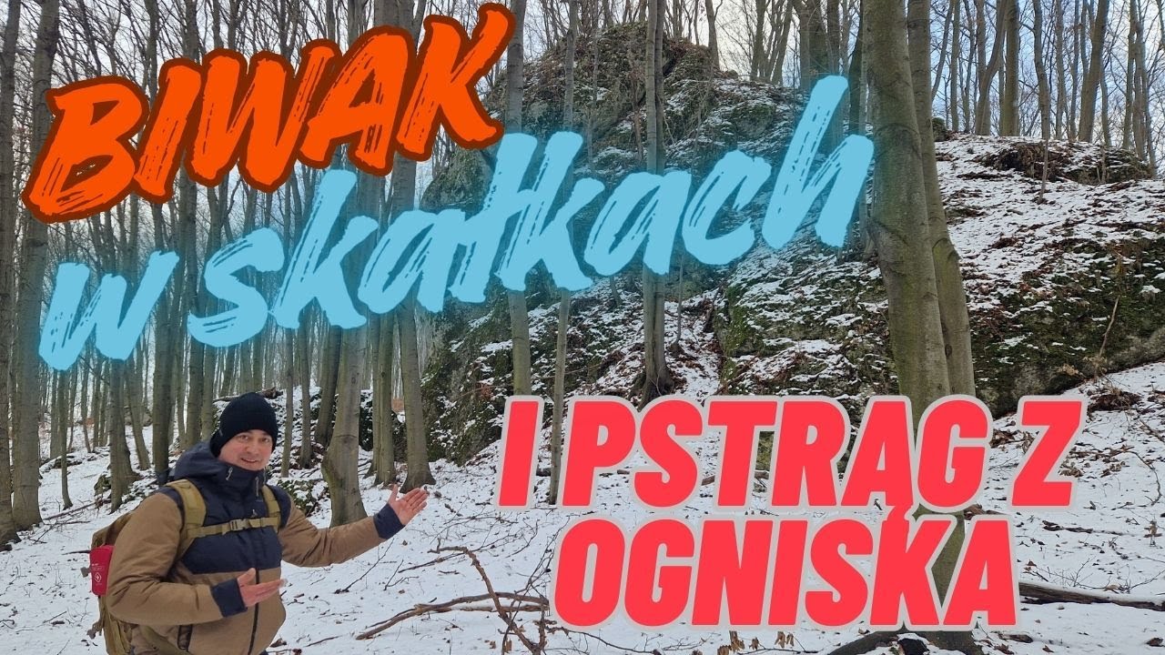 PIERWSZA RYBA Z OGNISKA #buschraft #camping #survival #outdoor