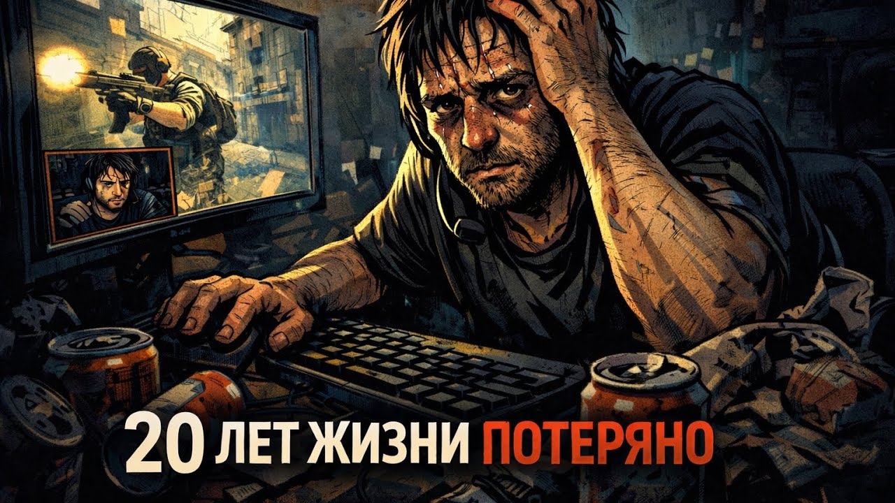 Игры украли 20 лет его жизни(И ЭТО ВСЯ ТВОЯ ЖИЗНЬ)