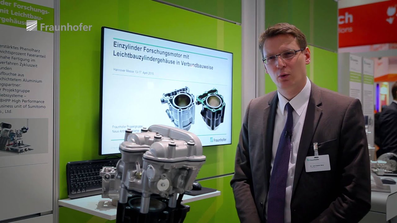 Einzylinder Forschungsmotor Fraunhofer ICT v1