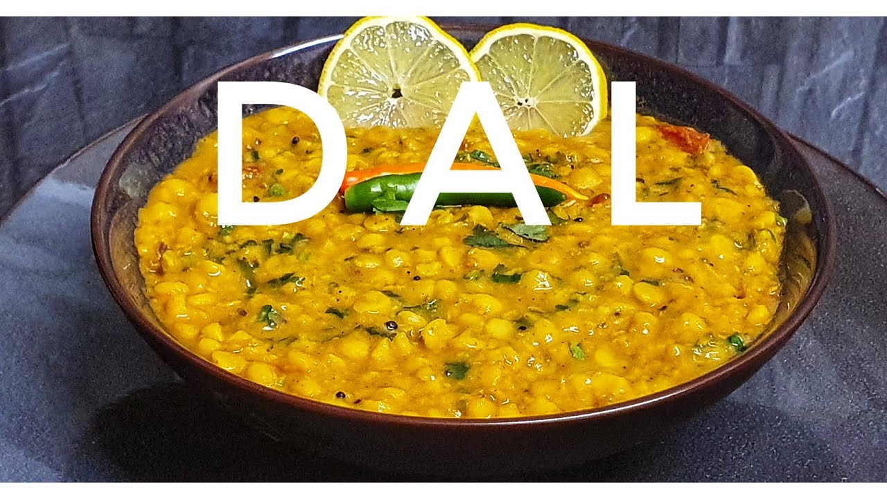 Indisches Linsengericht  Dal Vegetarisch/Chana Dal Rezept/Vegan/Indisch Essen.