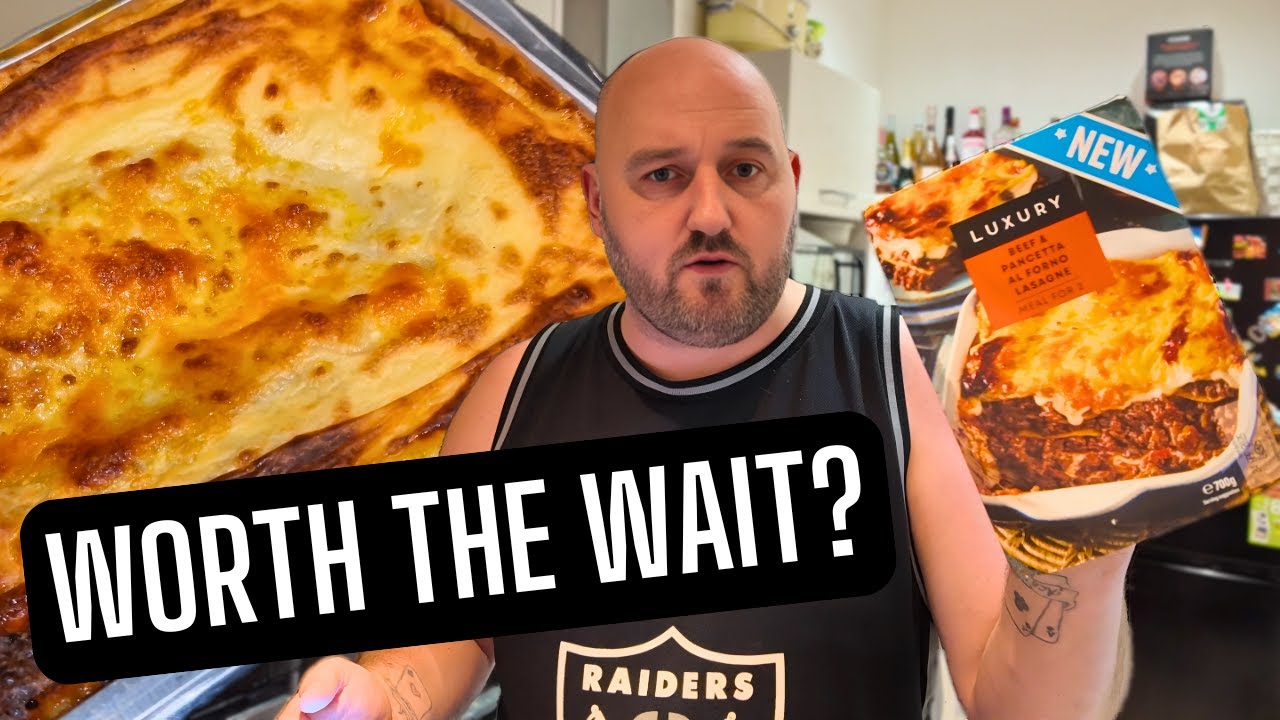 GOOD THINGS COME TO THOSE WHO WAIT - Reviewing the NEW LUXURY BEEF AND PANCETTA LASAGNE at Iceland