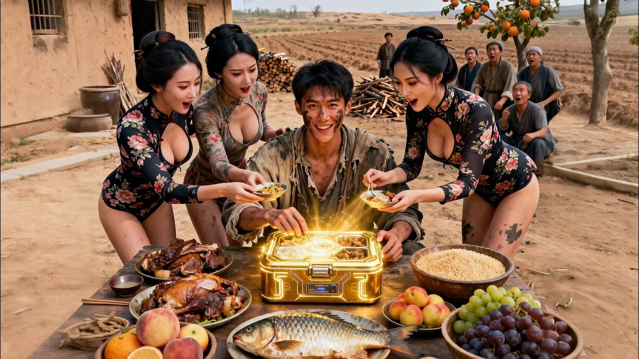 窮小子穿越荒年濒临饿死，偷看寡妇竟觉醒神级吹牛系统！四女深夜争相上门，收益一路暴涨无人能挡 #穿越 #系统 #短劇