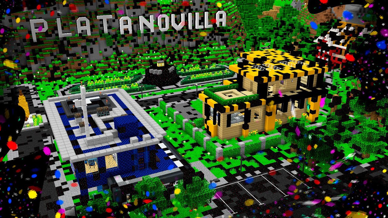 LA CIUDAD DE PLATANOVILLA ES DESTRUIDA POR EL GLITCH EN MINECRAFT 😱