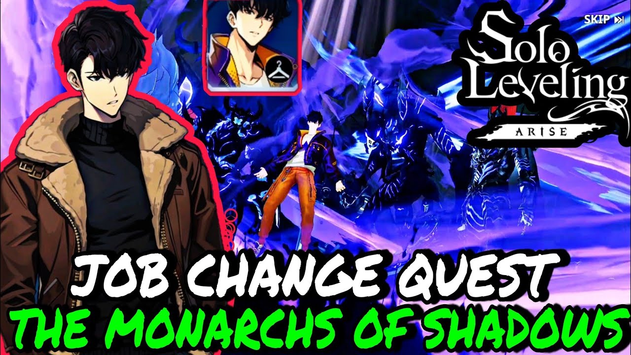 JOB CHANGE QUEST 🤯!! THE MONARCH OF SHADOWS 💀|| SOLO LEVELING ARISE 🥰