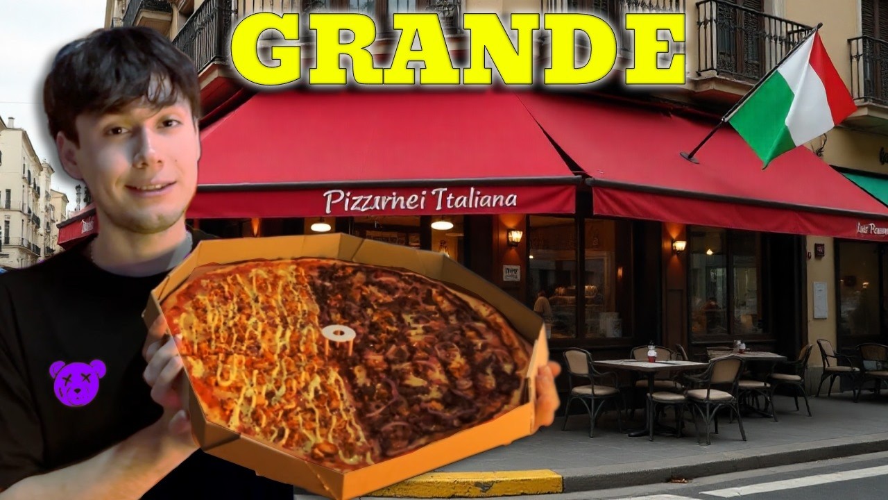 Probé la PIZZA más GRANDE y BARATA de mi ciudad