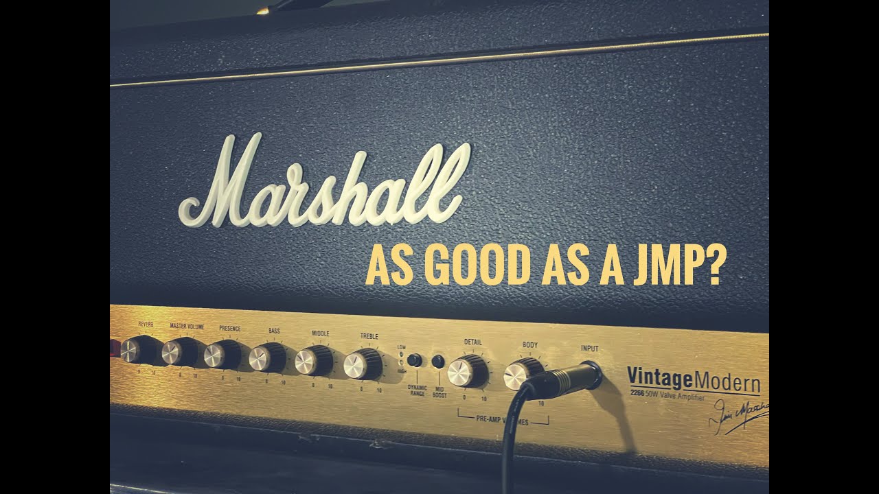 Marshall Vintage Modern 2266 Compared to a 1977 JMP 2203