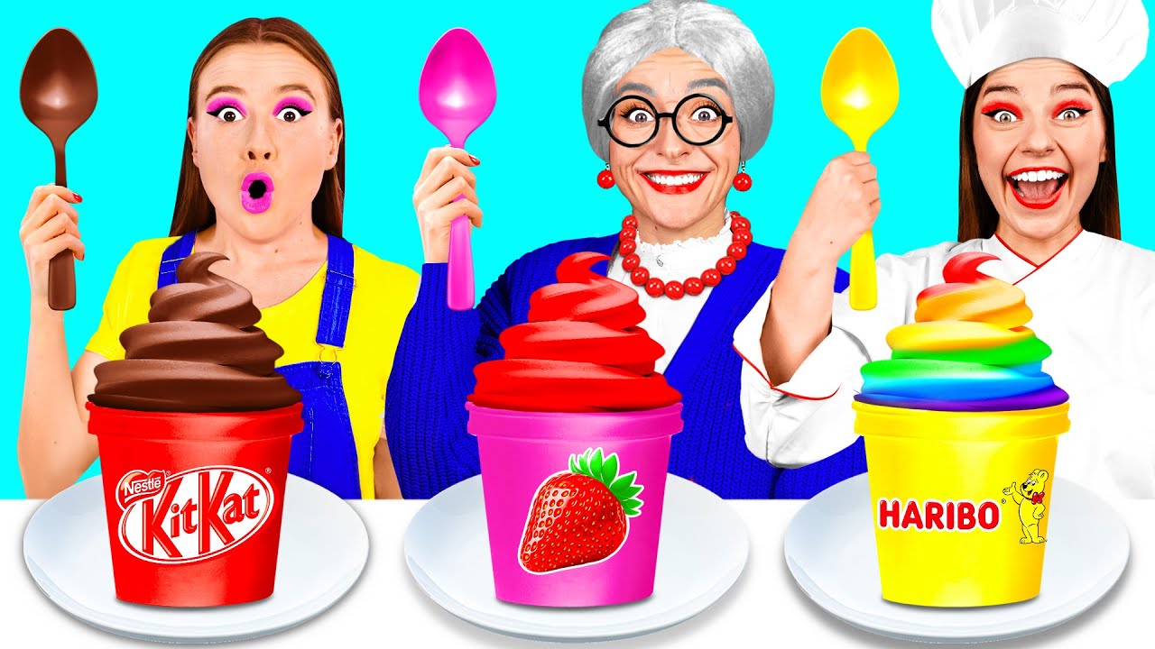 Кулинарный Челлендж: Я против Бабушки | Съедобная Битва от GoFun Challenge