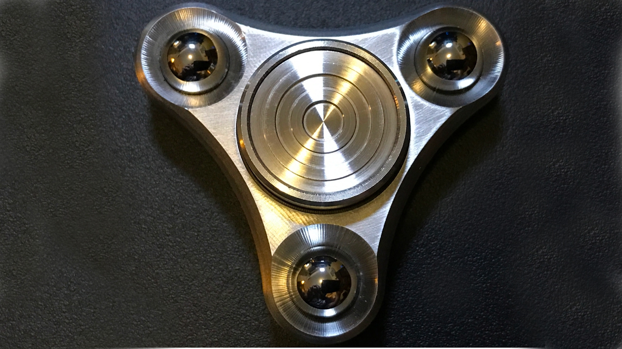 Axis Micro Spinner - Stainless Steel with Tungsten (Last Room Standing)