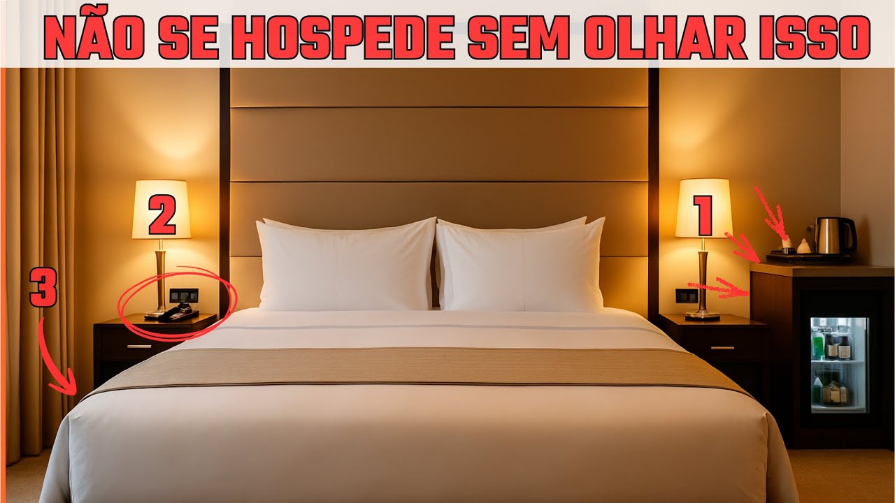 10 Coisas Que Você PRECISA Fazer ao Chegar no Quarto de Hotel - Dicas de Segurança