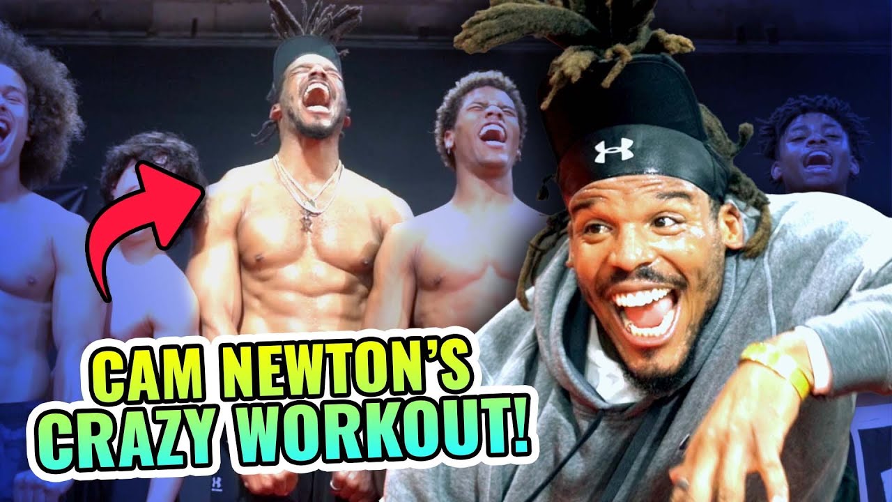 Cam Newton Shows His Team How He WORKS OUT! They Thought It Was Gonna Be Easy 🥵