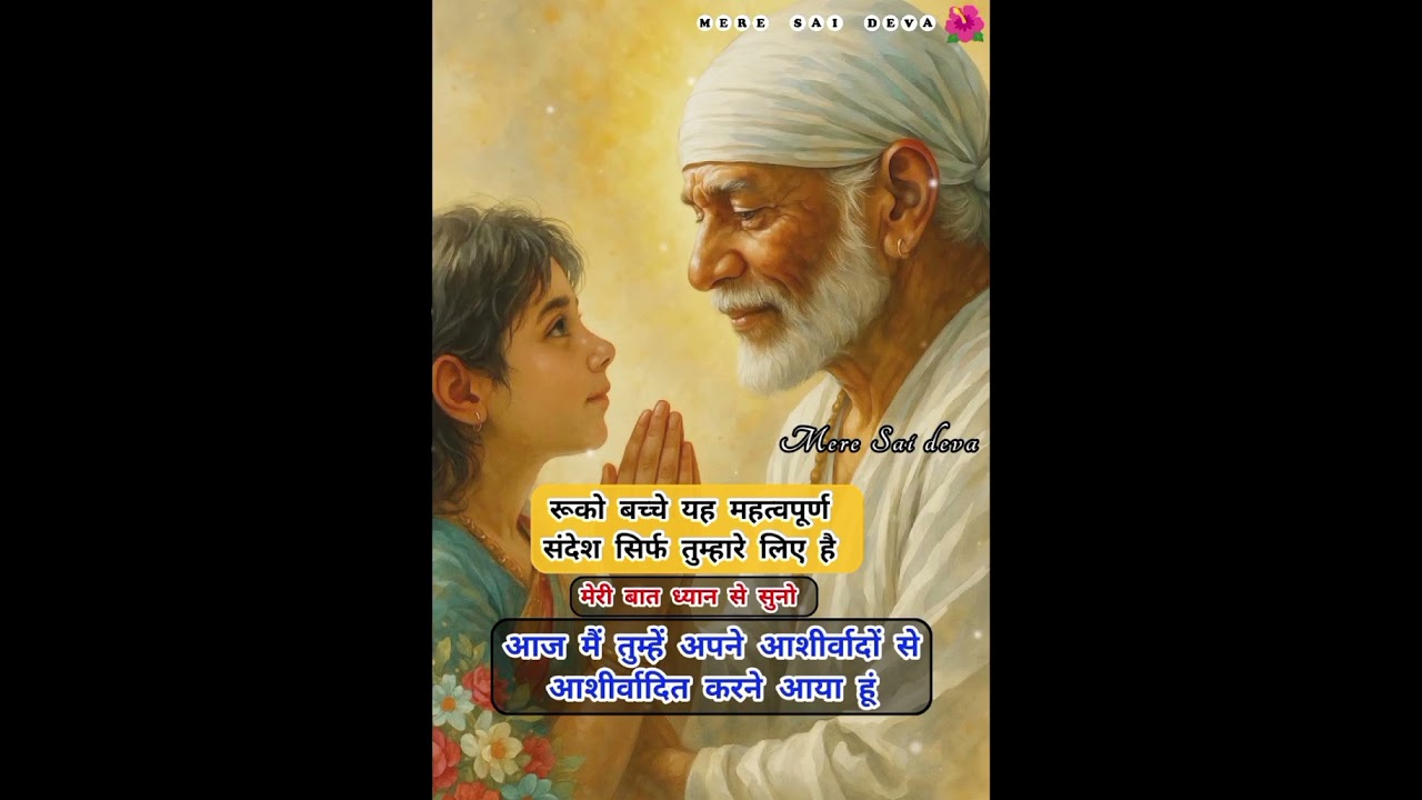 मेराचमत्कारतुम्हारेजीवनमेंअचानकहीहोगाSAISANDESH/Aajkasaisandesh/todaySaisandesh/sairatrisandeshtoday