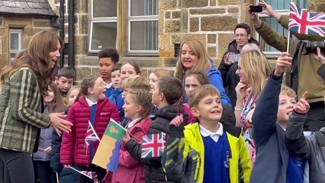 Duke and Duchess of Rothesay visit Outfit Moray