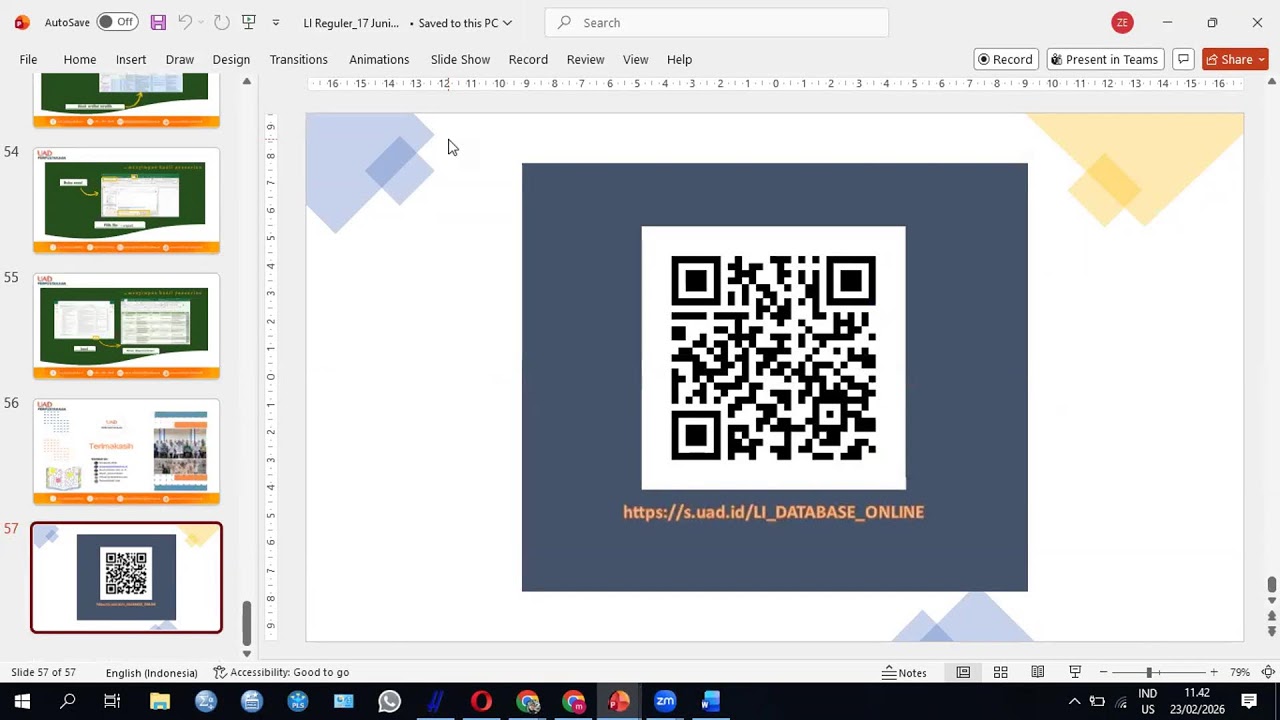 Pelatihan Literasi Informasi: Penelusuran Database Online