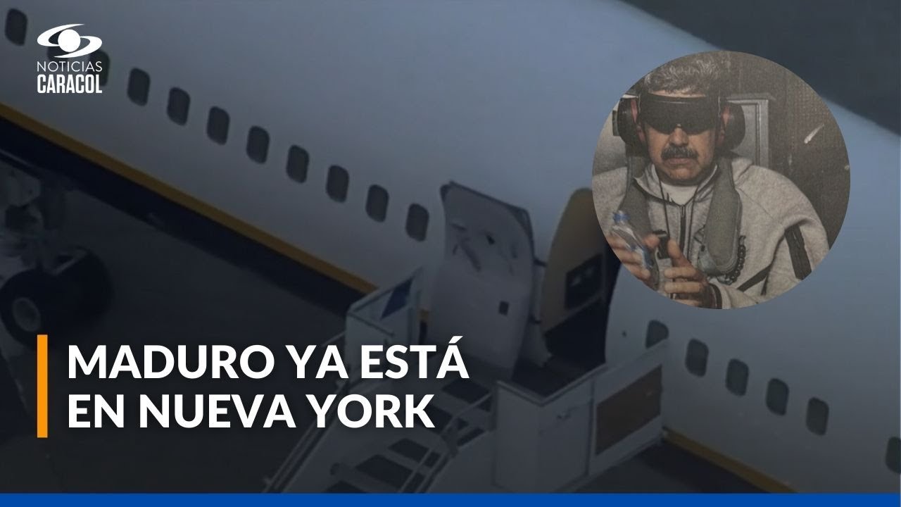 Así fue la llegada de Nicolás Maduro a Nueva York tras ser capturado por Estados Unidos
