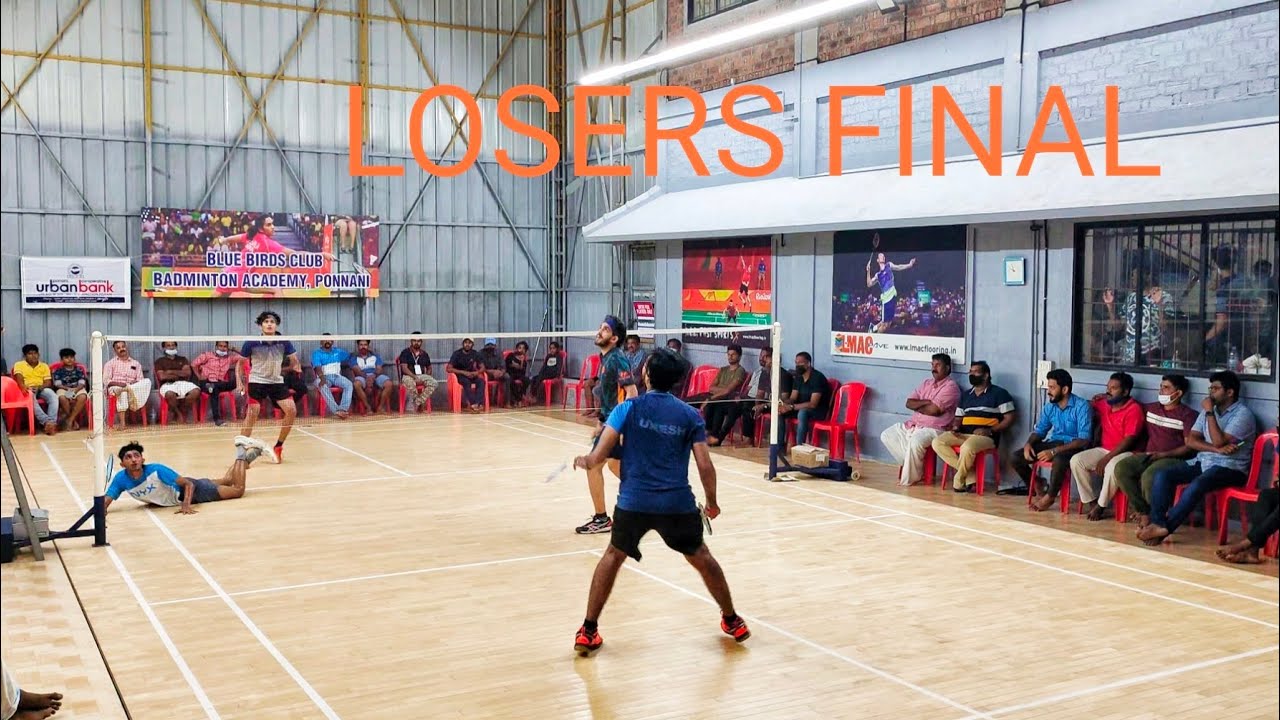 ROSHAN/SHIJAS V/S AMJAD/UMESH ALL KERALA DOUBLES BADMINTON TOURNAMENT BBC PONNANI | LOSERS FINAL