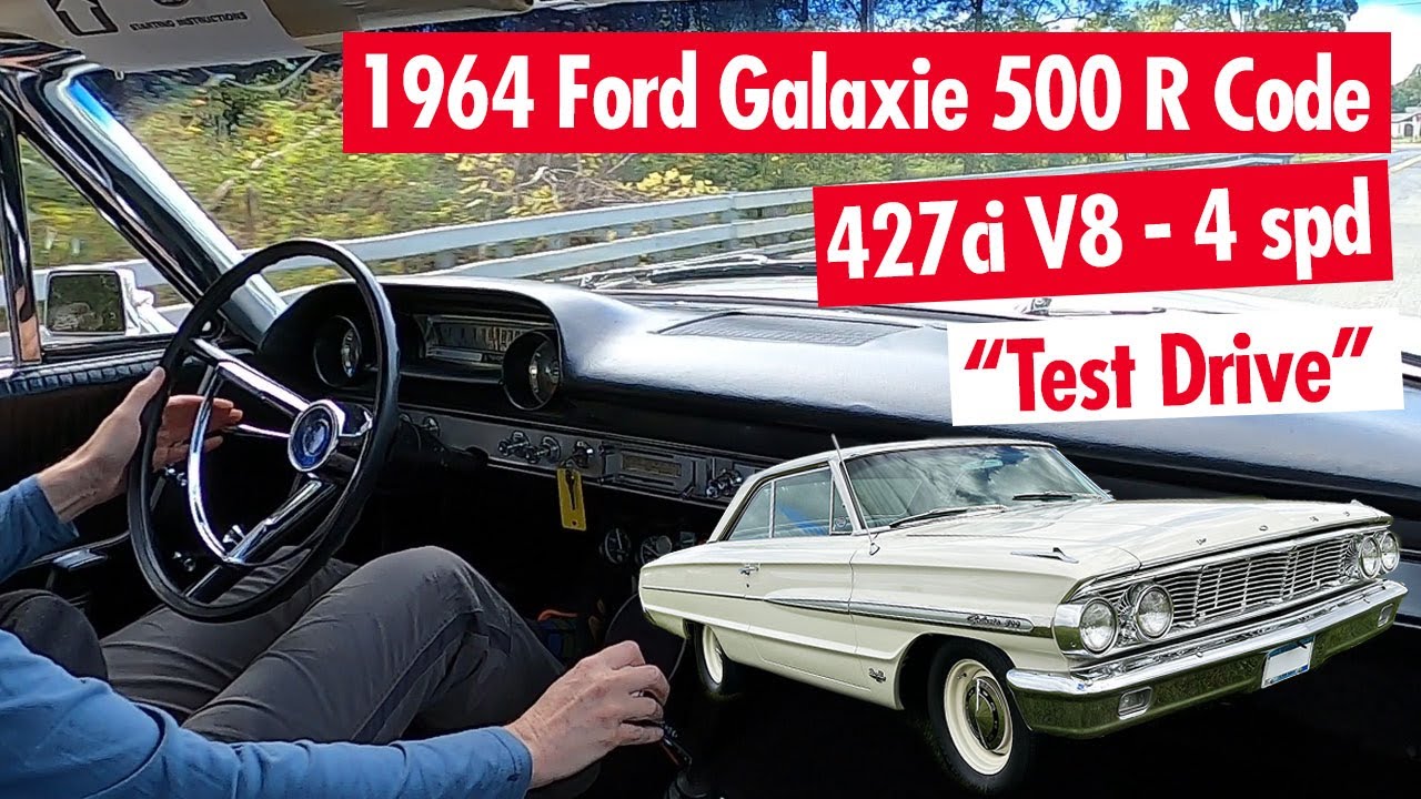 1964 Ford Galaxie 500 R Code 427c.i. 4 Speed Hurst - Test Drive!