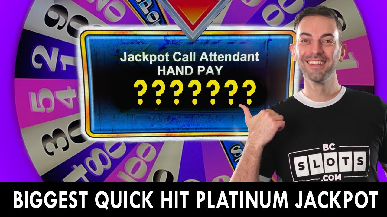 My BIGGEST 🔴 Quick Hit 🔵 Platinum JACKPOT from the Casino!
