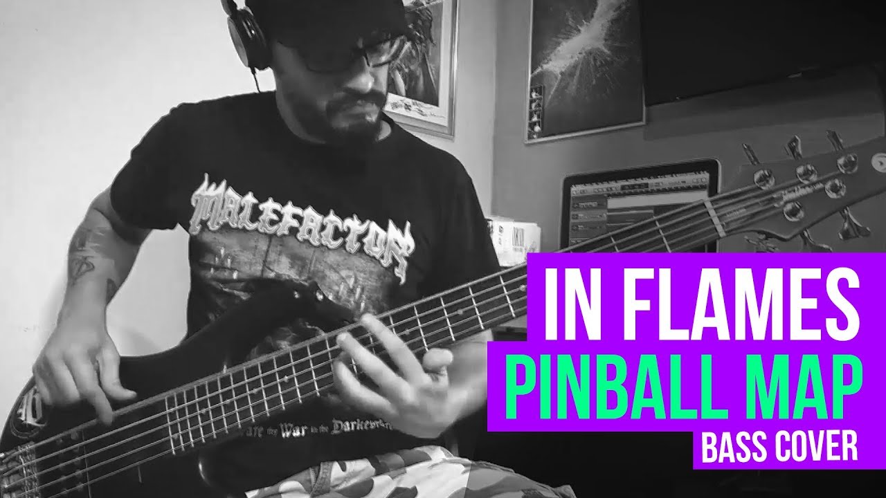 In Flames - Pinball Map -  Bass Playthrough by Canuto