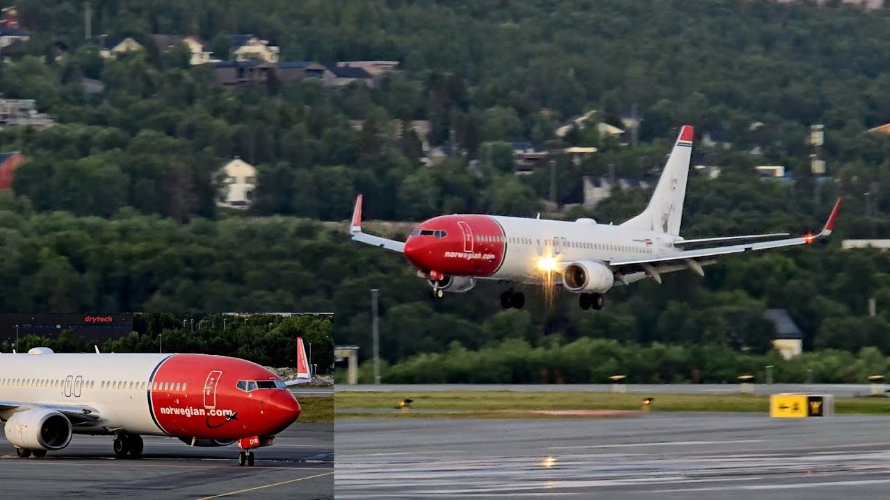 Norwegian Late Night arrival at Tromsø Airport