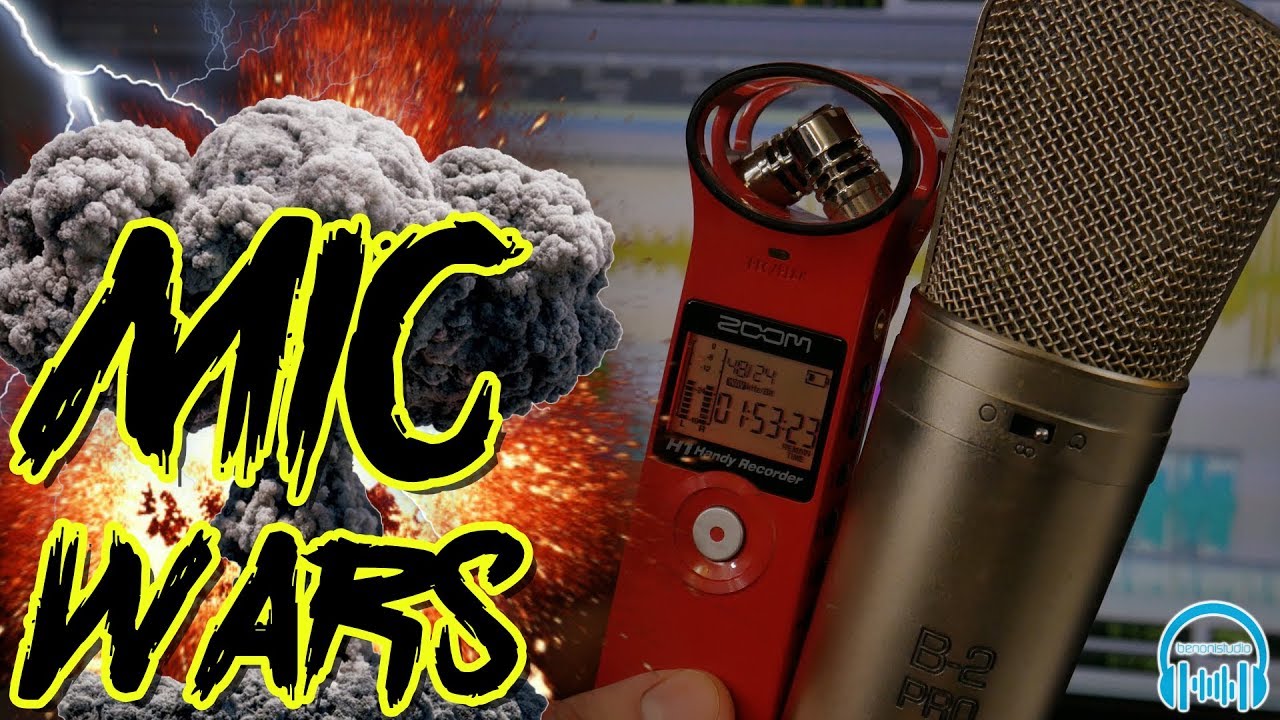 MIC WARS | Zoom H1 Mic vs. Large Diaphragm Condenser Mic 🔥