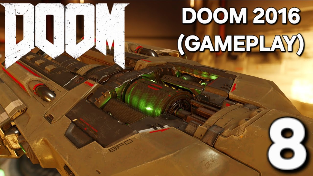 DOOM - PlayStation5 Gameplay Walkthrough HD - Part 8 - Doom Slayer Gets The BFG-9000!