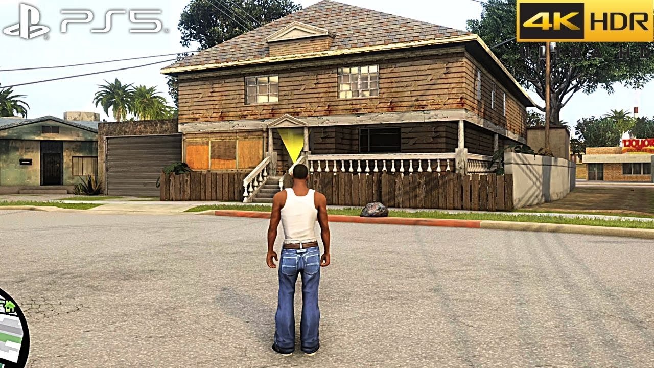 GTA San Andreas — The Definitive Edition (PS5) 4K 60FPS HDR Геймплей — (версия для PS5)