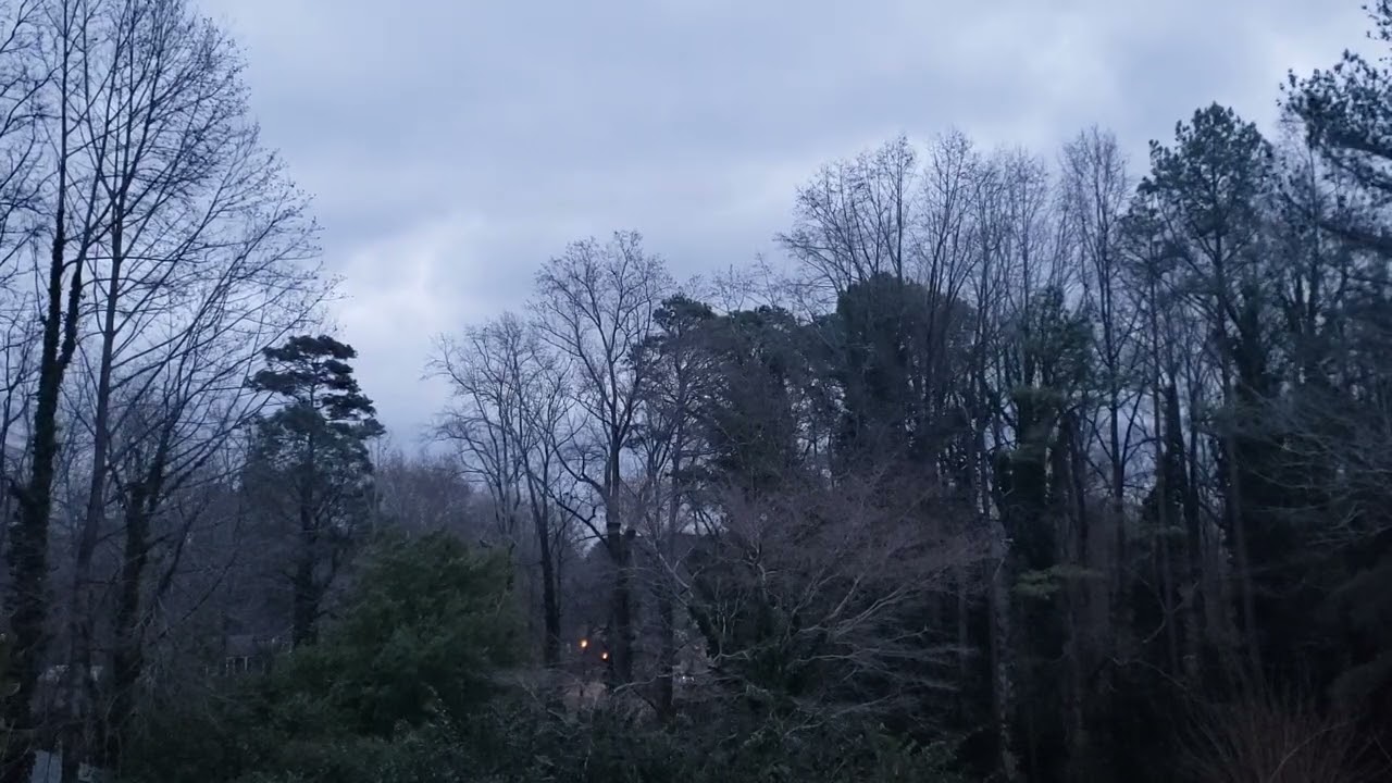 JAN 31, 7am. Waiting for the winter storm.