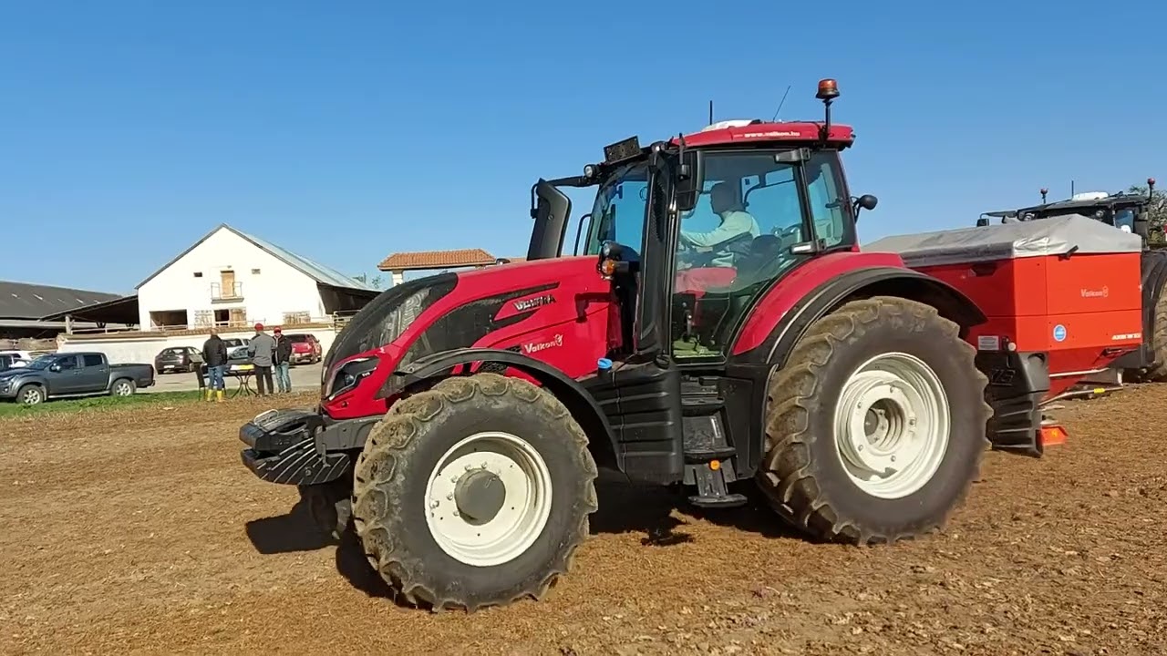 Valtra T175A traktor Rauch Axis M 30 2 EMC+W PRO műtrágyaszóróval @agronaplodigital