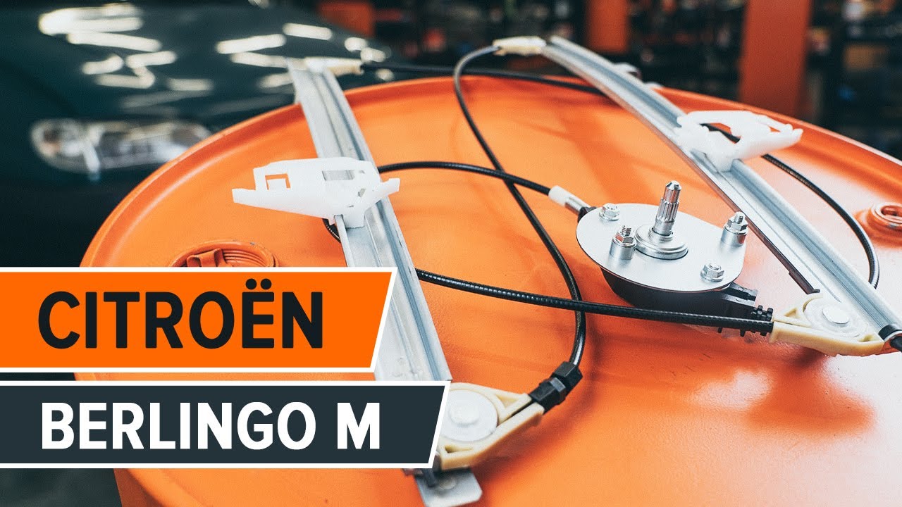 Como substituir elevador de vidros CITROËN BERLINGO M [TUTORIAL DA AUTODOC]
