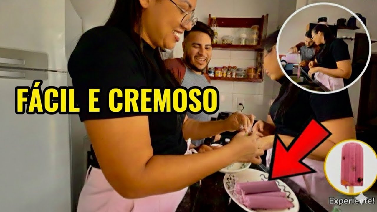 GELADINHO CREMOSO COM SUCO TANG (Vlog )