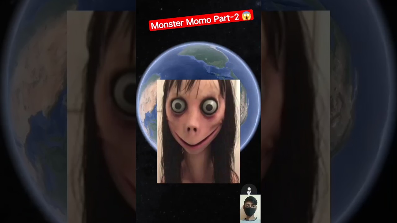 Monster Momo Part-2 On Google Earth 😱 #shorts #youtubeshorts #viralshort #monstermomo