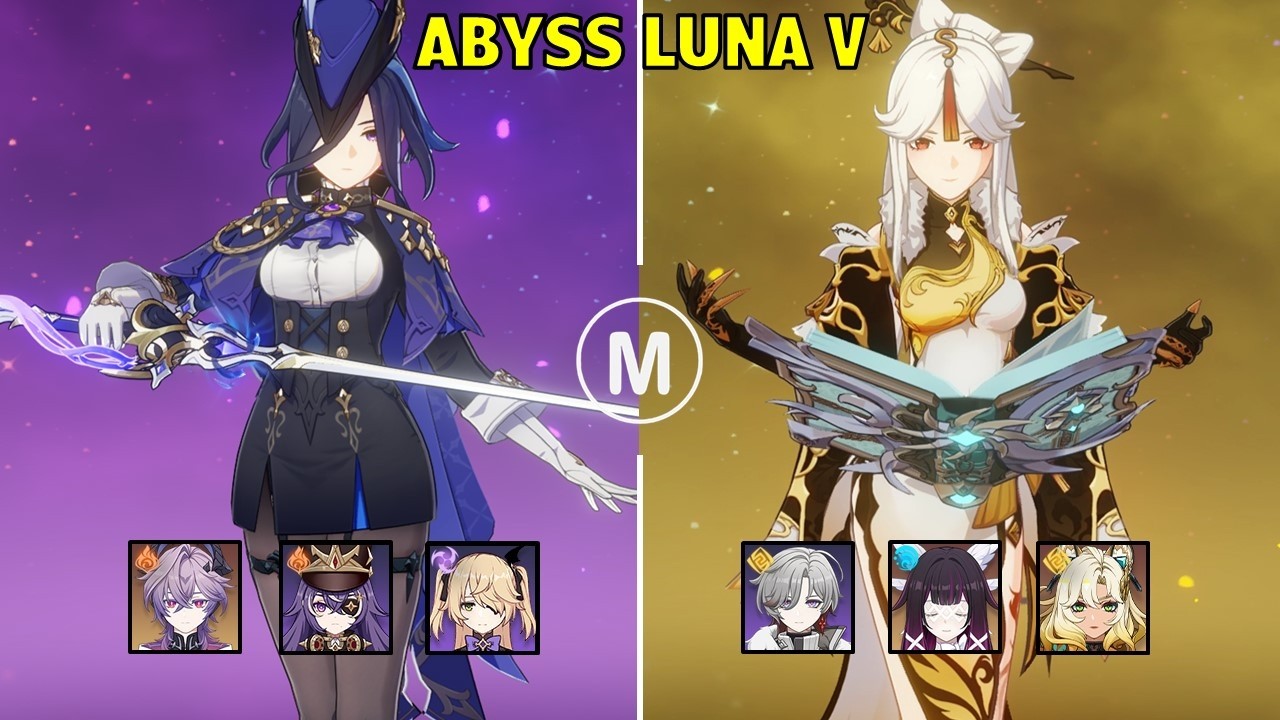 C2 Clorinde Overload & C6 Ningguang Lunar Cristallize - Spiral Abyss Luna V Genshin Impact