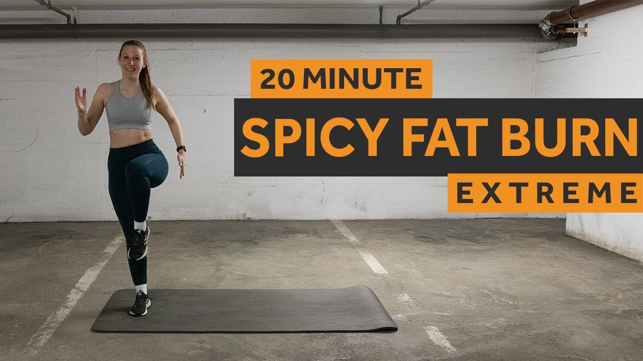 SPICY FAT BURN EXTREME | 20 MIN Full Body HIIT Workout (no equipment) | #040