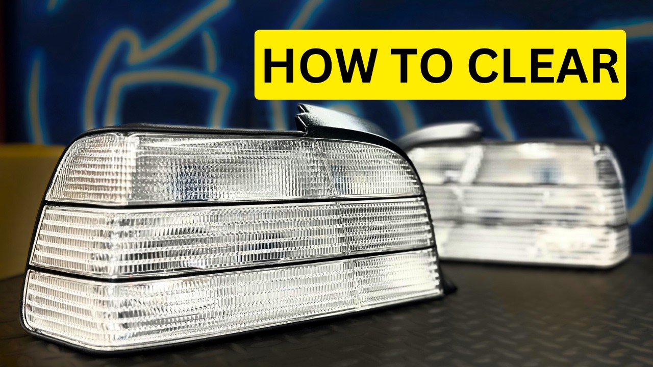 How to build ALL CLEAR E36 BMW tail lights