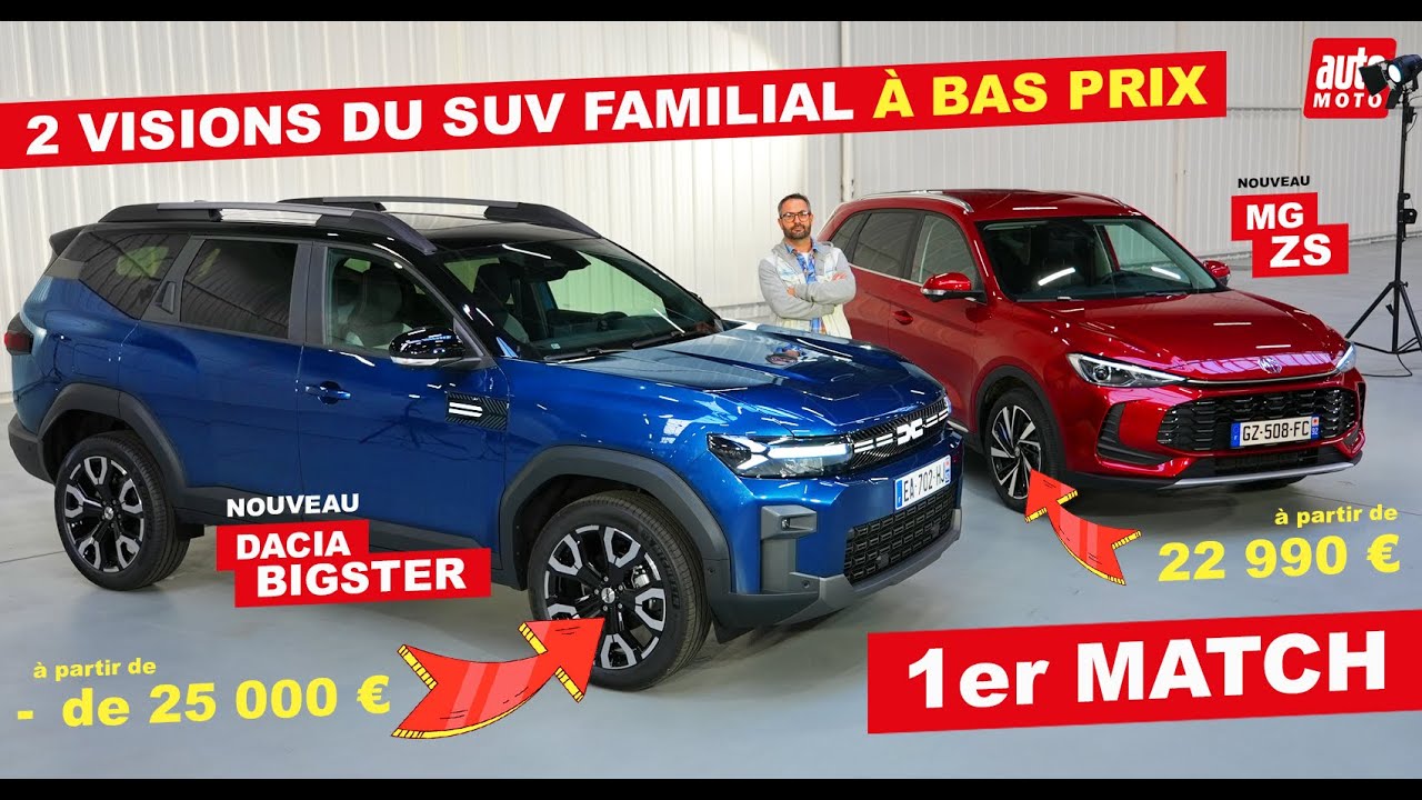 Dacia Bigster vs MG ZS : PANIQUE chez les SUV familiaux !