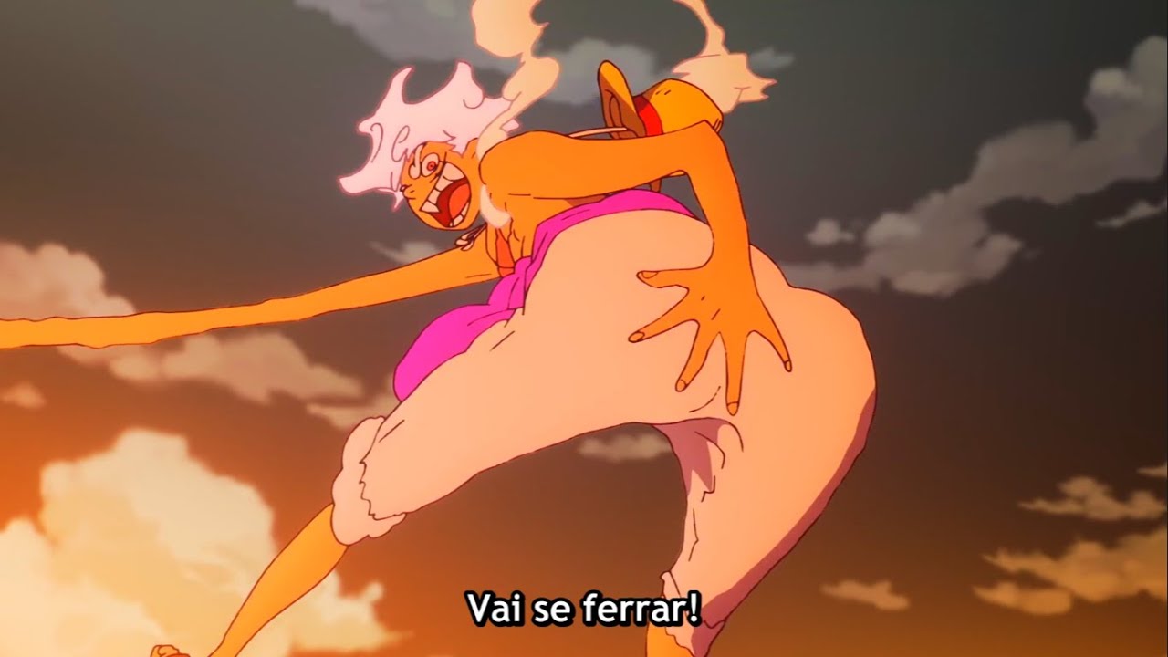 One Piece 1100 português Sub - Luffy luta contra Lucci