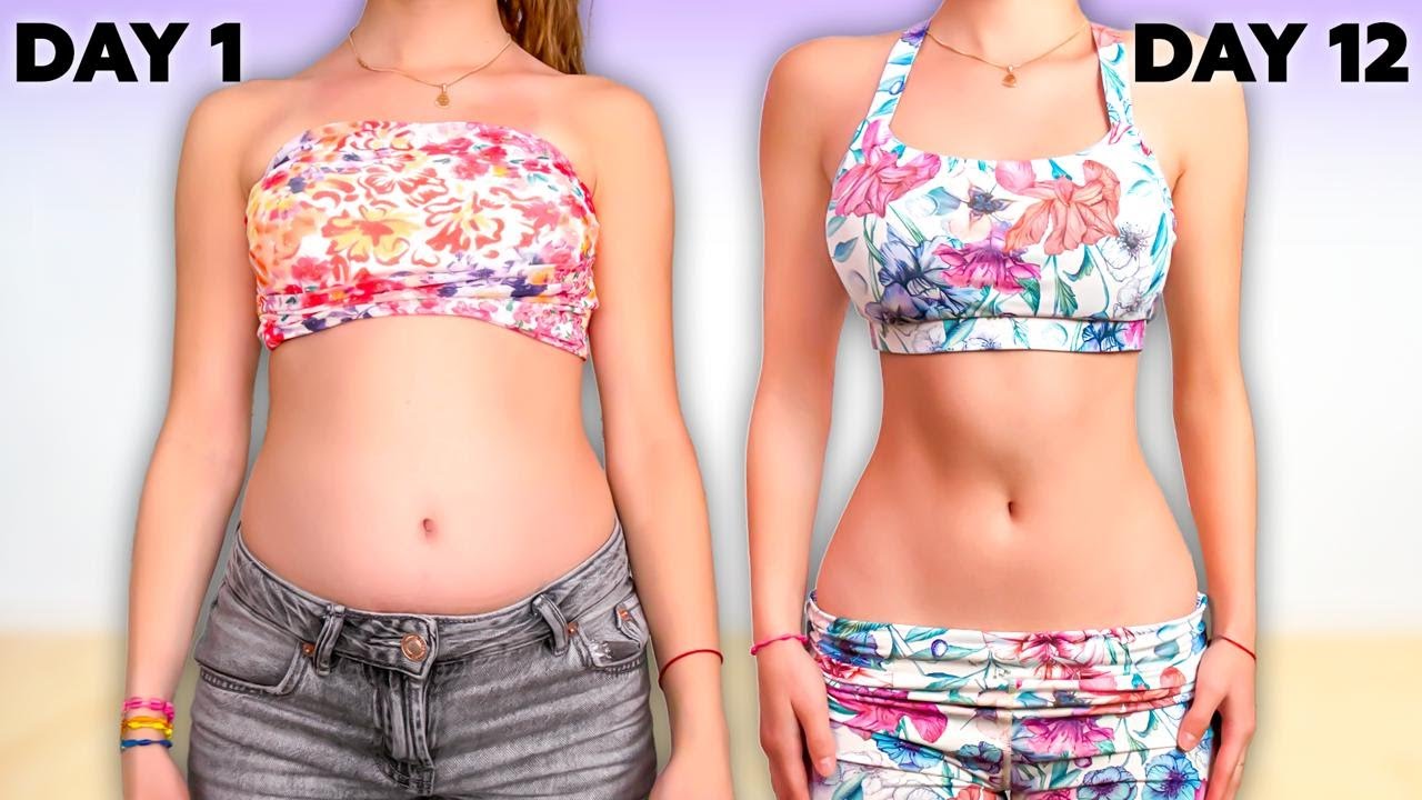 How to get a WASP WAIST and a FLAT BELLY in 9 MINUTES | STANDING ABS WORKOUT for Beginners