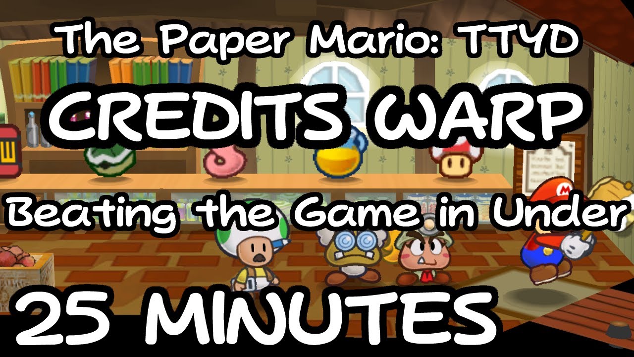 How We Used a Credits Warp to Beat TTYD in 25 Minutes