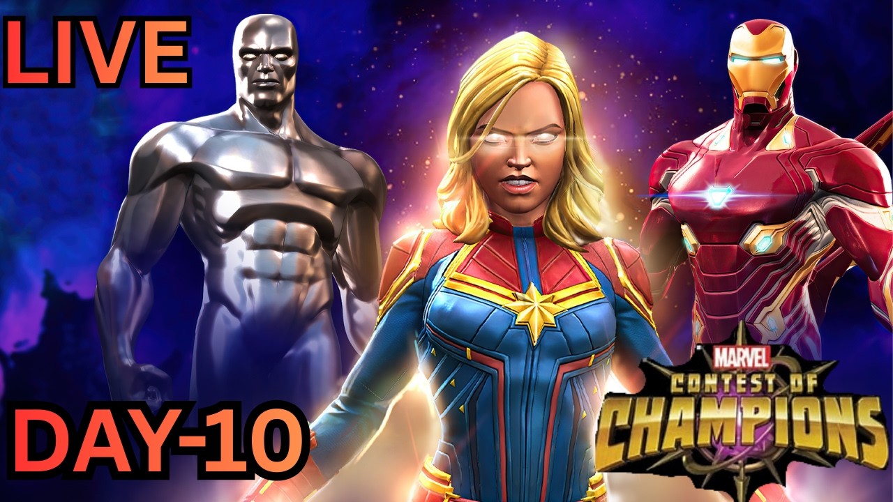 MARVEL CONTEST OF CHAMPIONS LIVE DAY#10 |MCOC CHILL LIVE STREAM #mcoc #marveluniverse