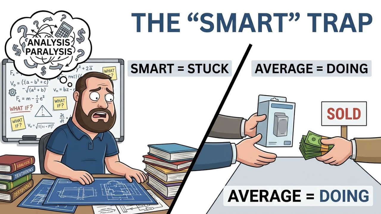 Overthinking vs Execution: Why Average People Make More Money Than Smart People
