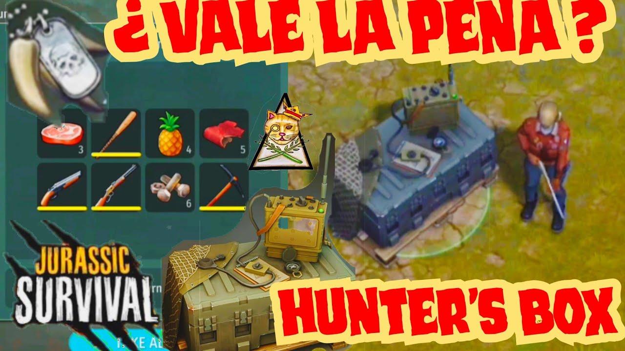 JURASSIC SURVIVAL🦖 ¿ COMO CONSEGUIR LA HUNTER'S BOX Y PARA SIRVE ? / ¿ VALE LA PENA ? 🦖