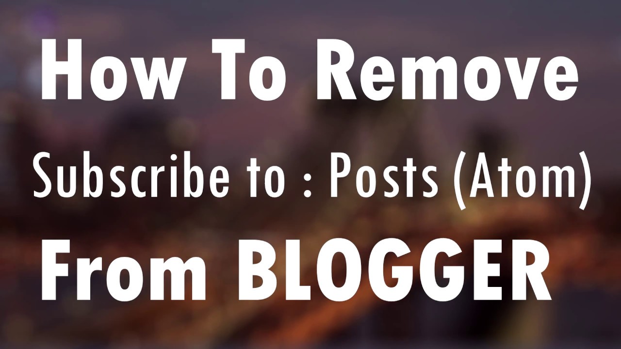How To Remove - 