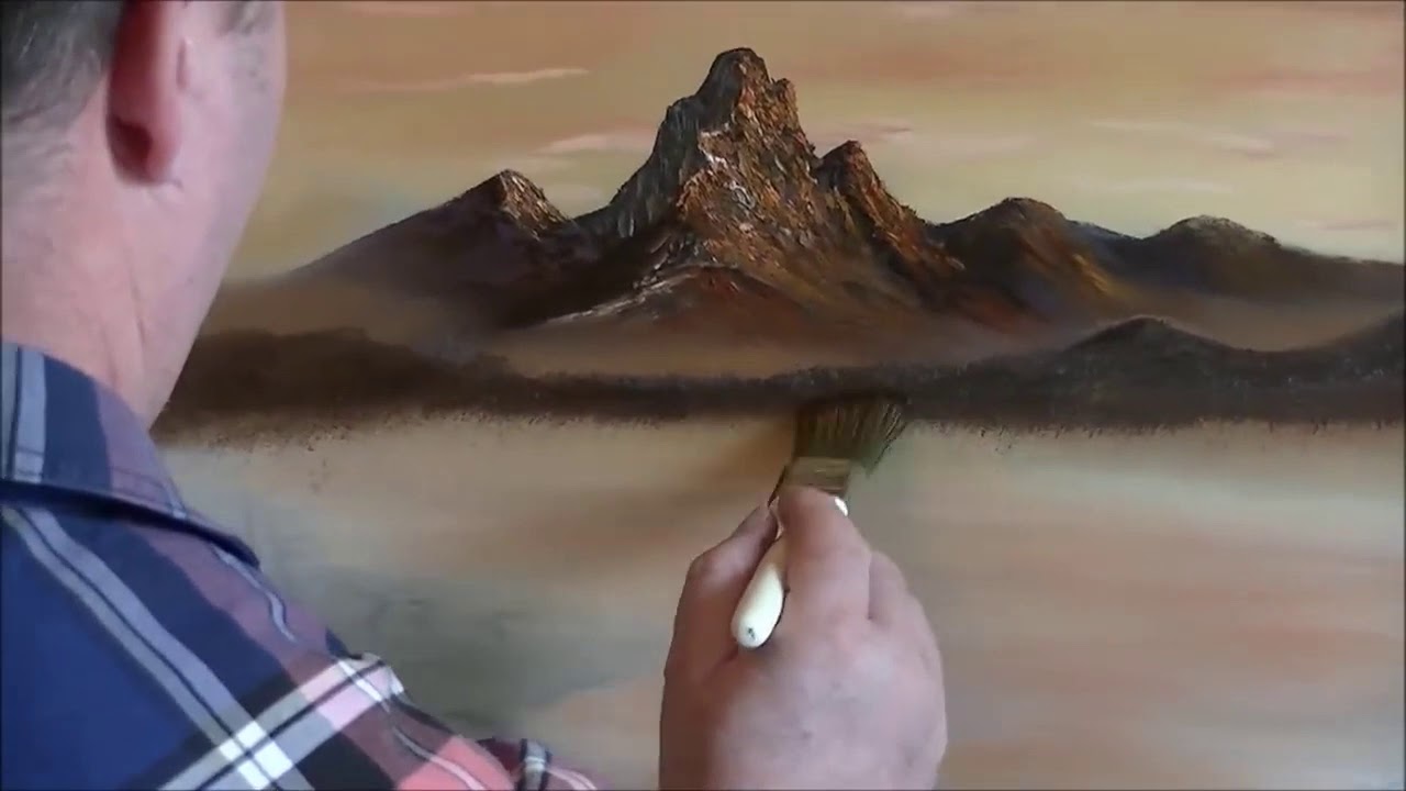 Comment peindre une montagne dans un couche de soleil à l’huile ou acrylique 2sur2