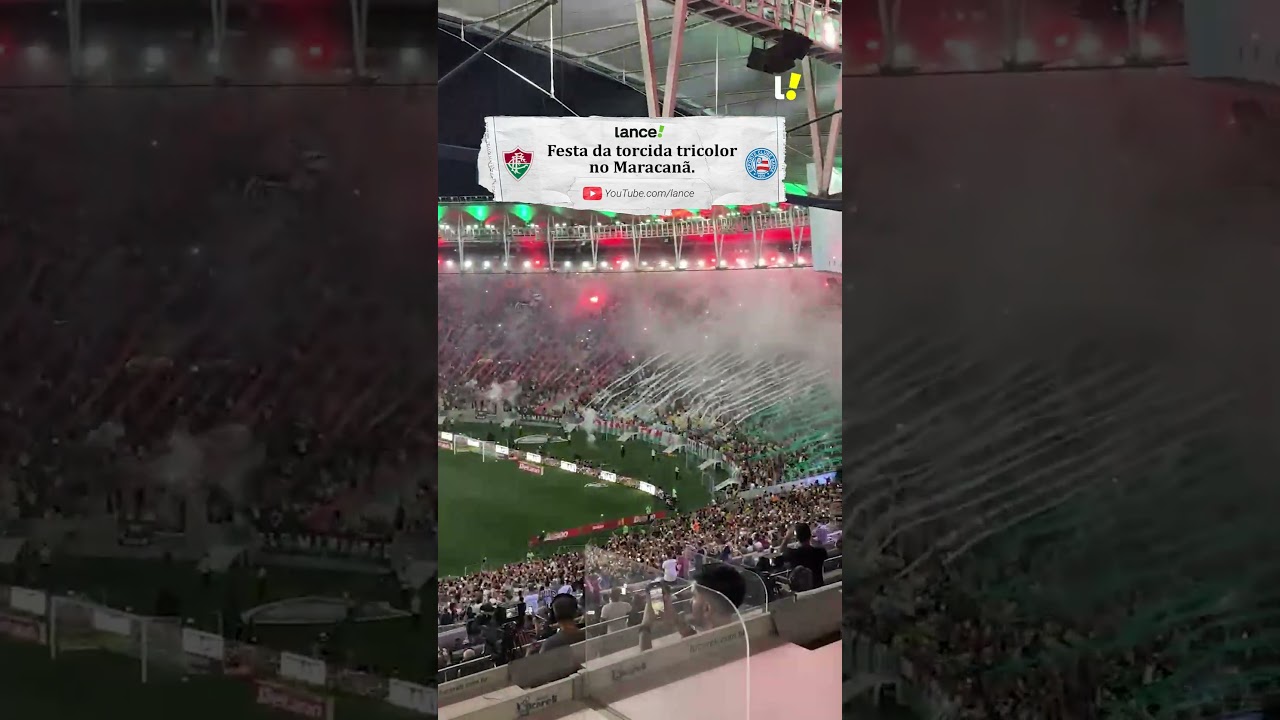Se liga na recepção da torcida do Fluminense! 🇭🇺