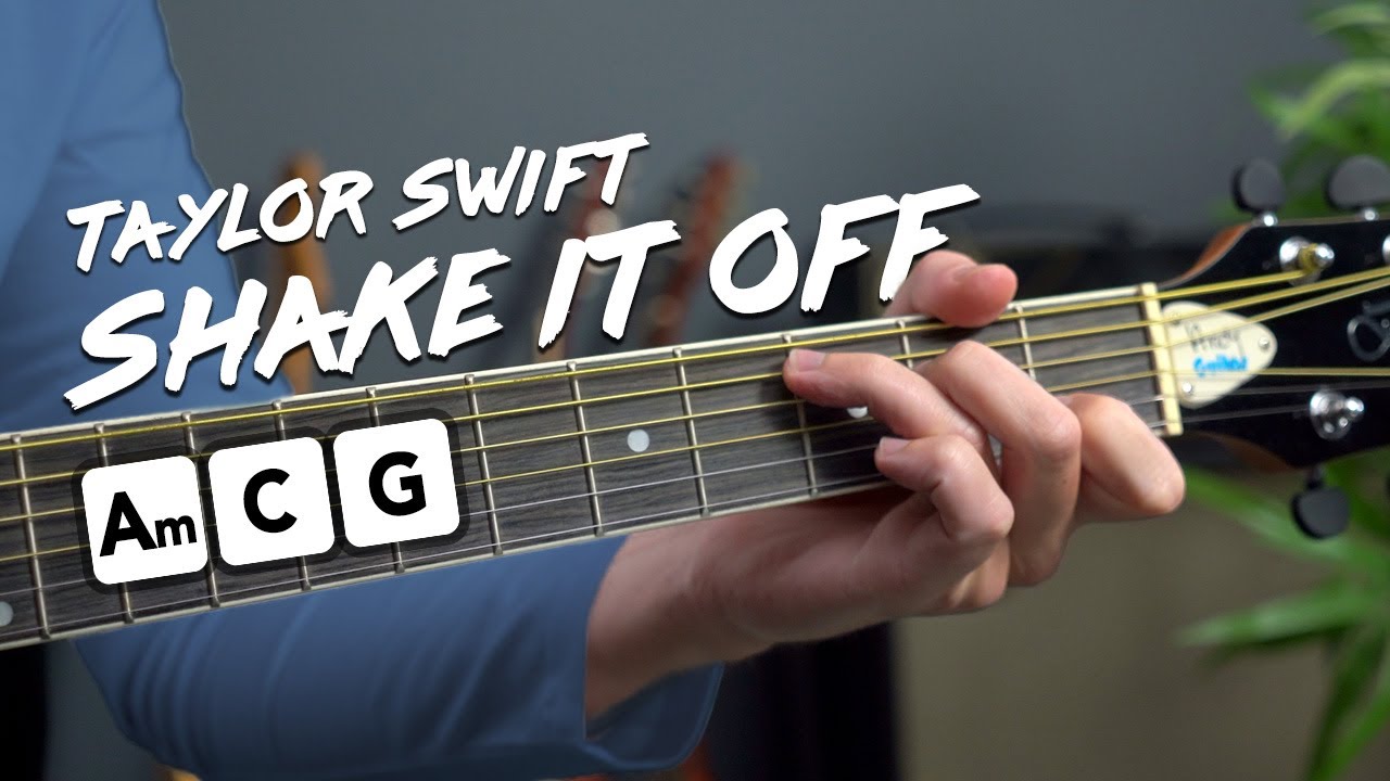 'SHAKE IT OFF' - TAYLOR SWIFT ACOUSTIC GUITAR TUTORIAL + COVER