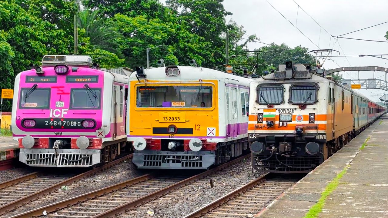 Unique model Indian Trains spotting at Somra Bazar railway station | Train vlog