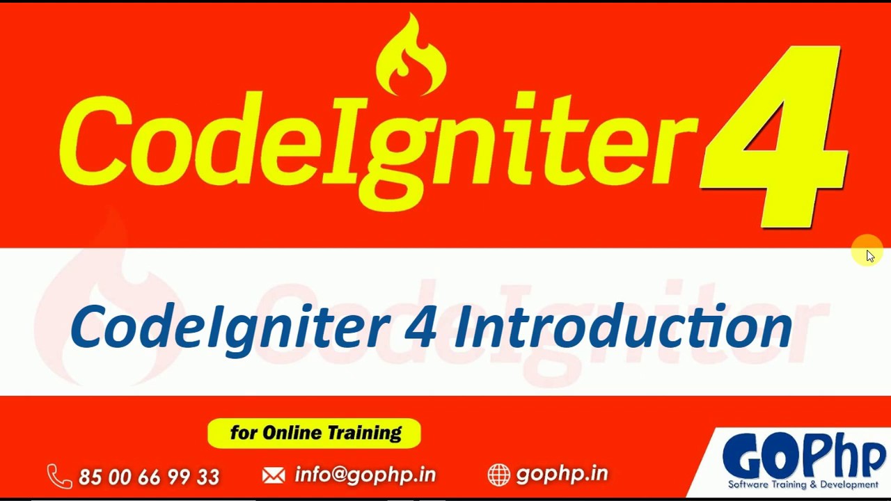 #01 CodeIgniter 4 Introduction