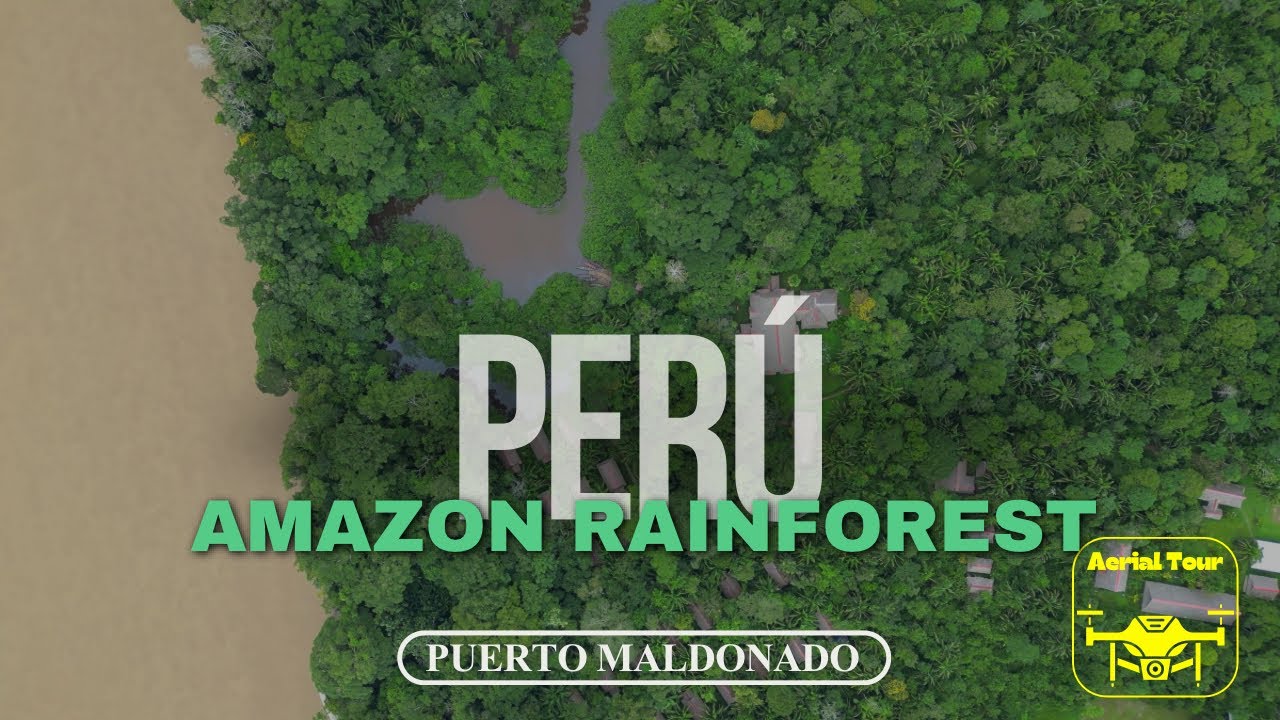 Amazon Rainforest 4K Aerial Views from the INKATERRA Reserva Amazonica in Puerto Maldonado, Peru