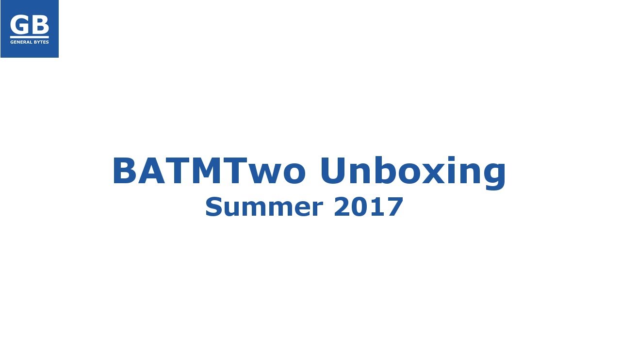 BATMTwo Bitcoin ATM Unboxing Summer 2017